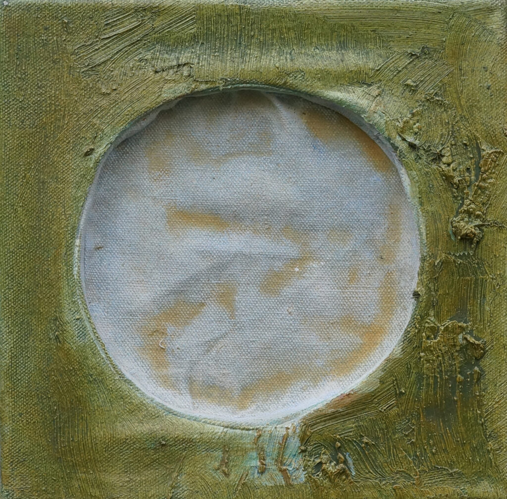 O.T., 2022/23, 30x30cm, Öl auf Leinen