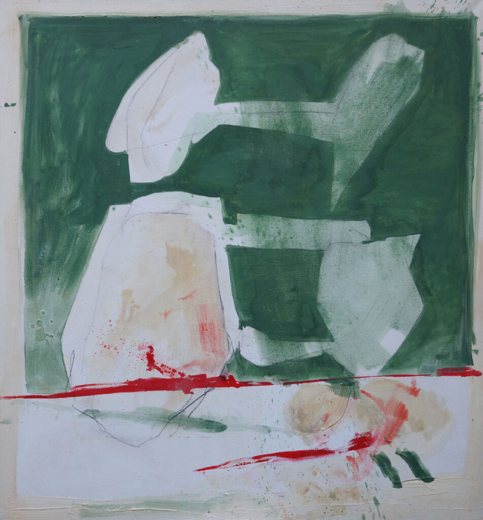 O.T., 2013, 150x140cm, Öl auf Leinen – von Birgit Todt