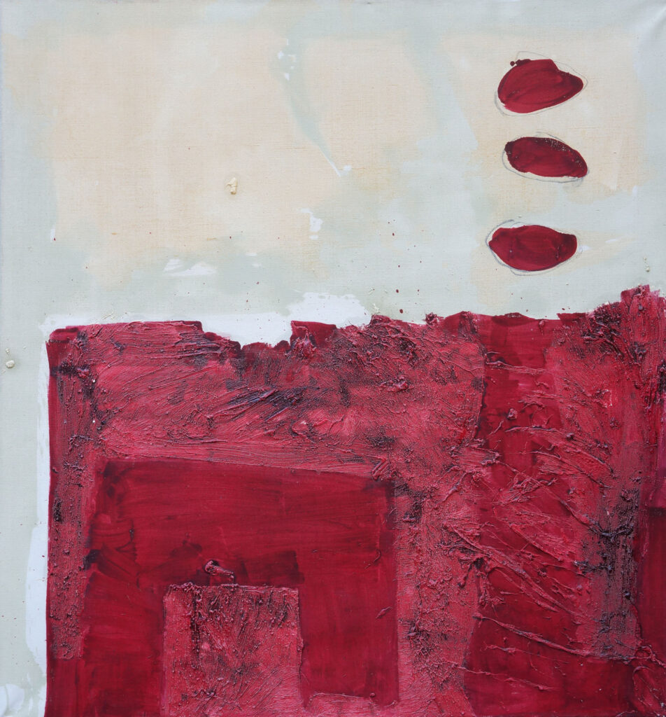 O.T., 2013, 150x140cm, Öl auf Leinen – von Birgit Todt